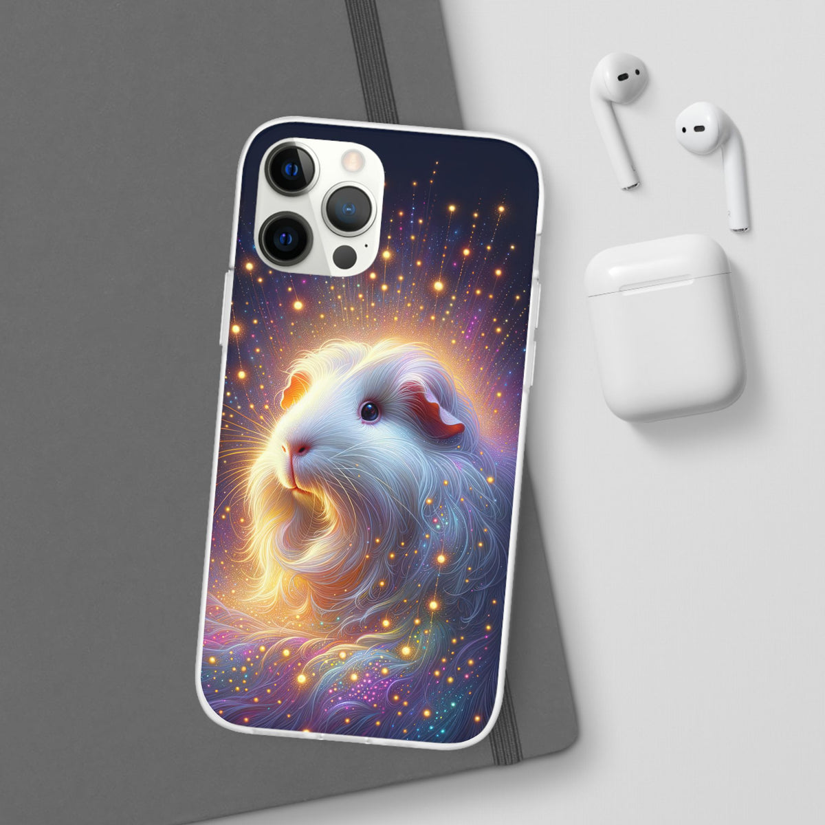 Starlight Wheek Guinea Pig Flexi Phone Case