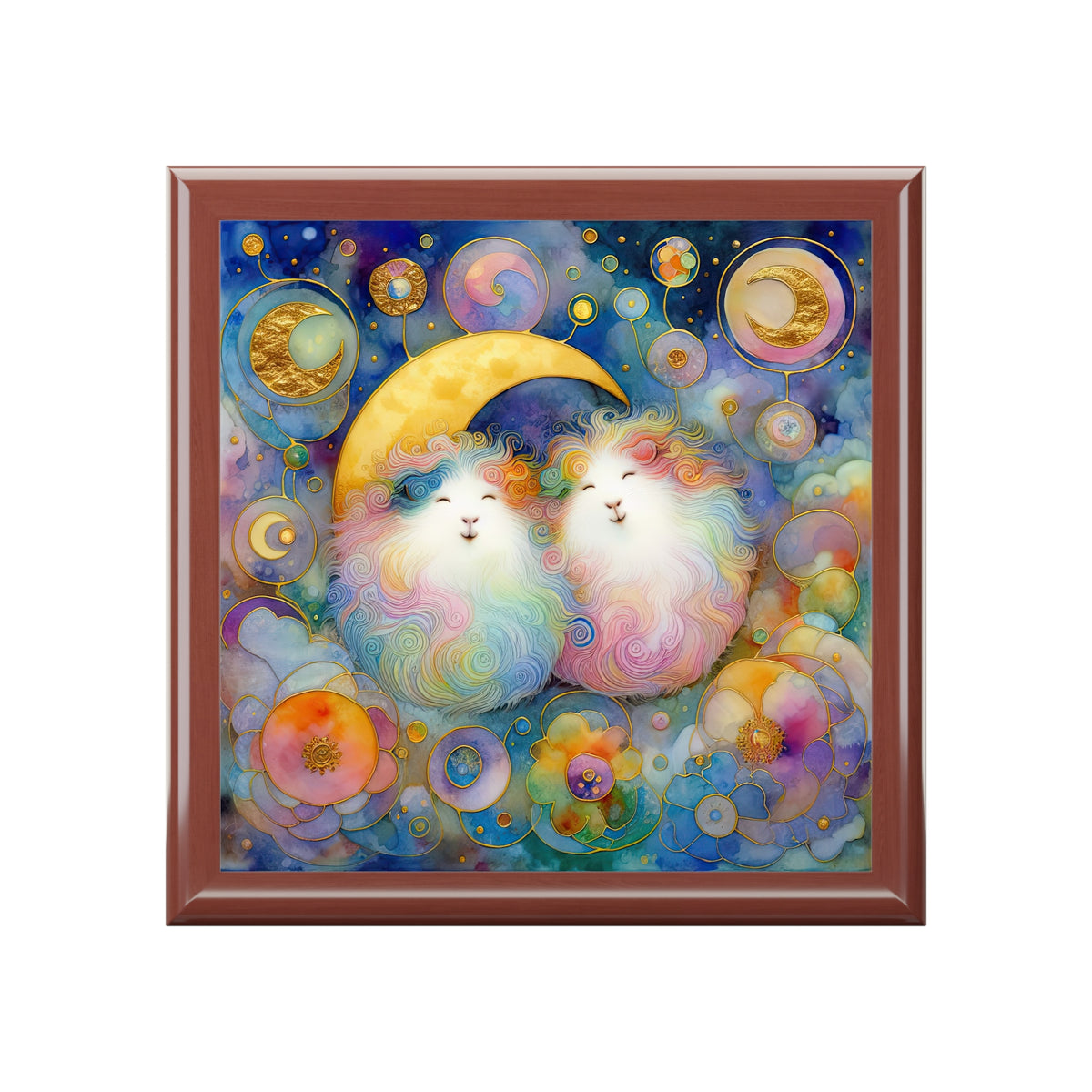 Perky Piggies in the Moon Jewelry Box