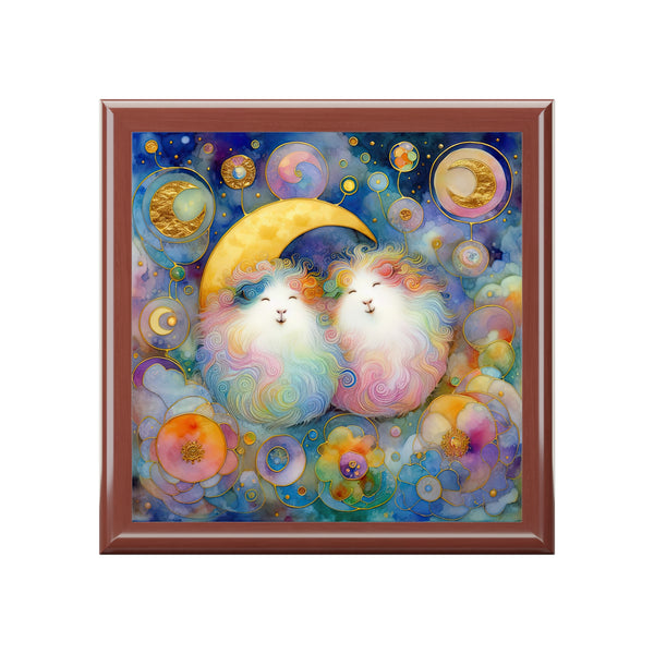 Perky Piggies in the Moon Jewelry Box