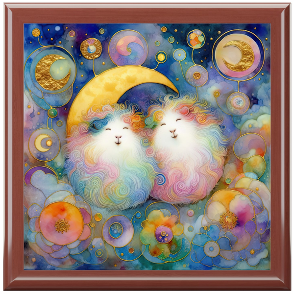 Perky Piggies in the Moon Jewelry Box