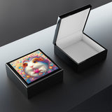 Piggy Pop Love Swirl Guinea Pig Jewelry Box
