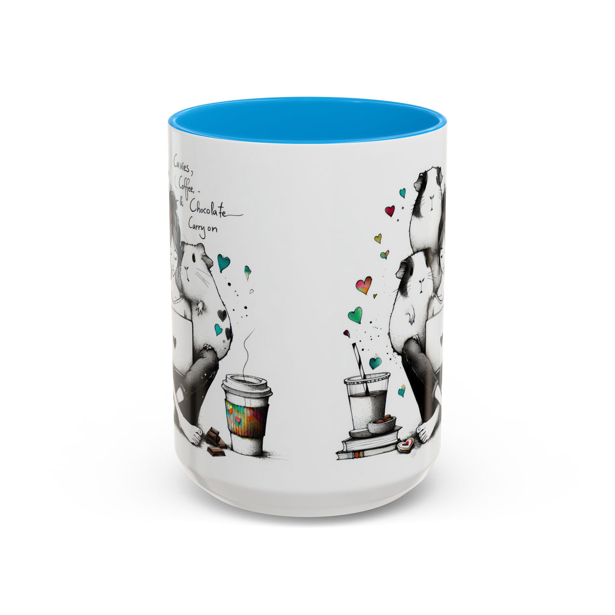 Guinea Pig Mug - Cavies, Coffee & Chocolate Carry On