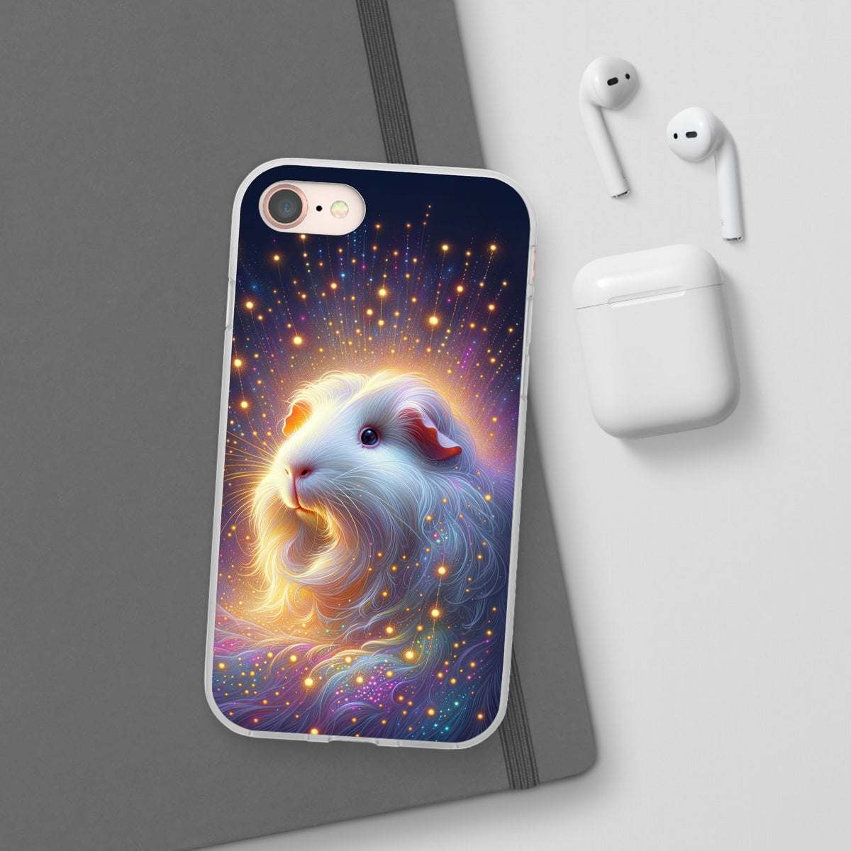 Starlight Wheek Guinea Pig Flexi Phone Case