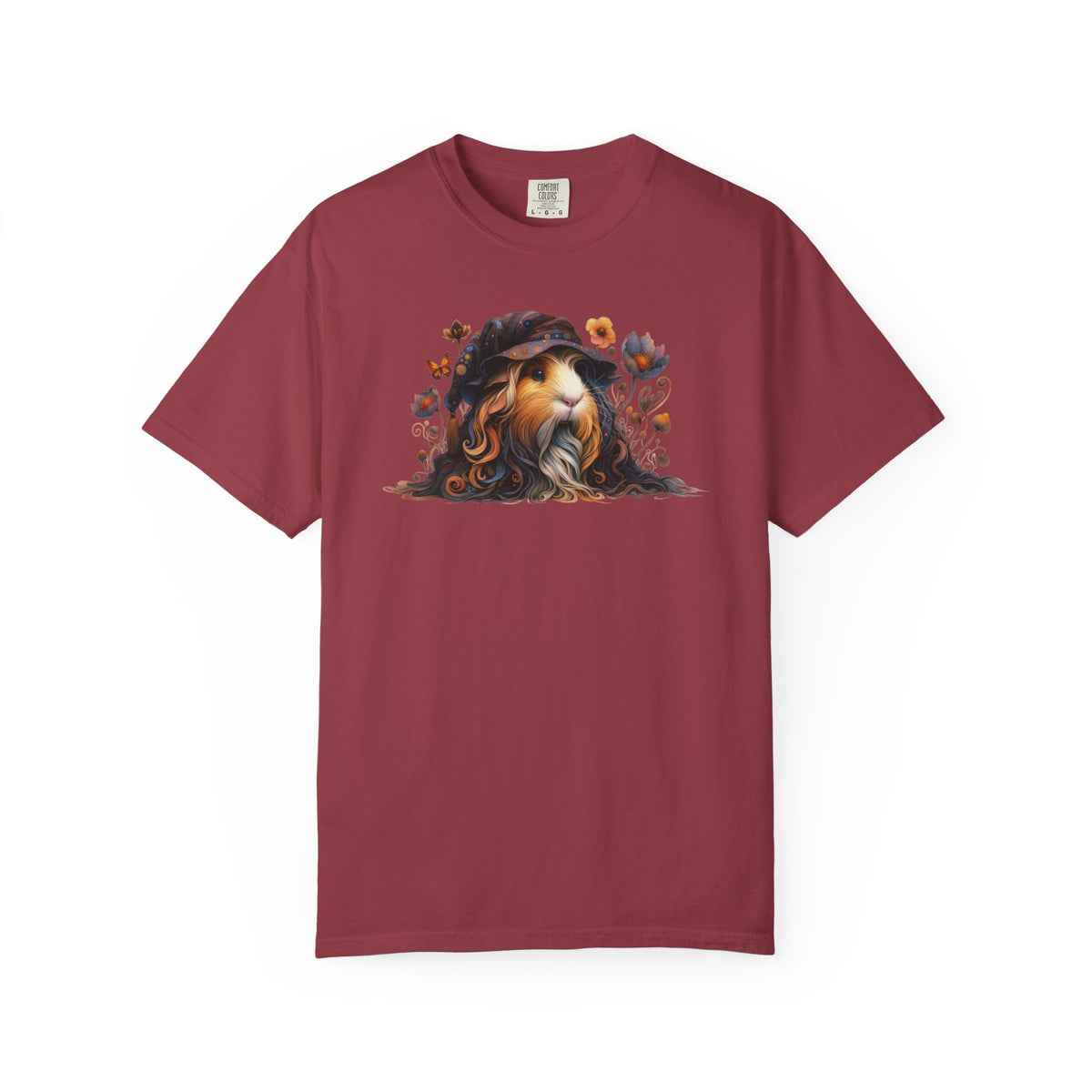 Forest Wizard Guinea Pig T-Shirt in Chili