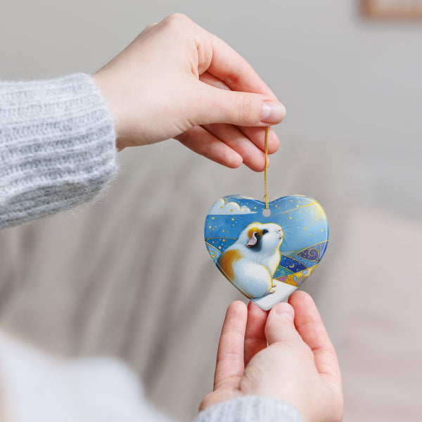 Winter Soltice Guinea Pig Ornament