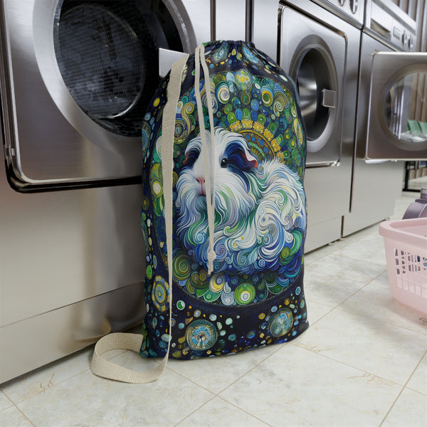 Cool Cavy Mandala Guinea Pig Laundry Bag