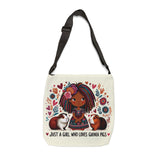 Just a Girl — Guinea Pig Love Adjustable Tote Bag – image 3