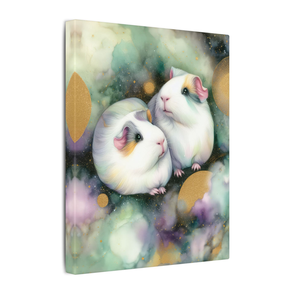 Precious Pig-appeal Guinea Pigs on Canvas