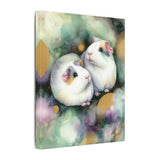 Precious Pig-appeal Guinea Pigs on Canvas