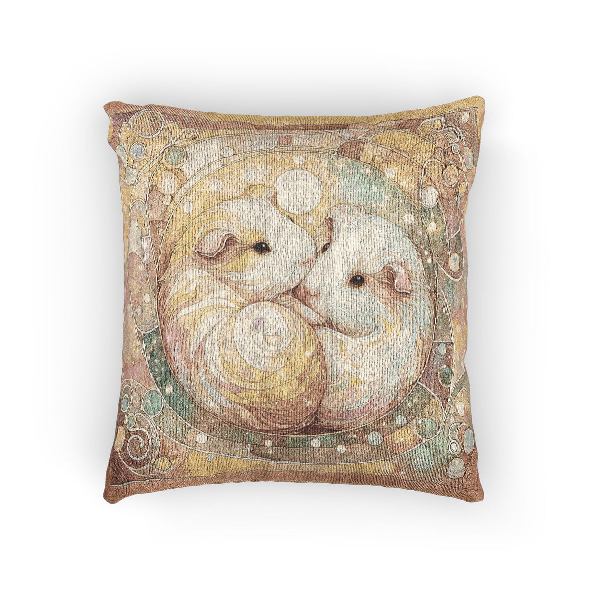 Piggy Cuddles Woven Pillow