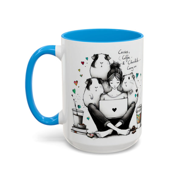 Guinea Pig Mug - Cavies, Coffee & Chocolate Carry On