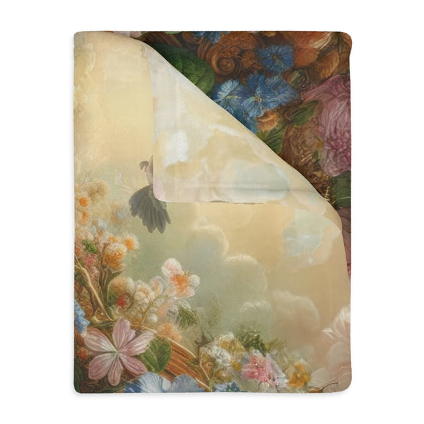 Dreaming Napping Piggies Velveteen Microfiber Guinea Pig Blanket
