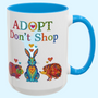Guinea Pig Mug - Adopt Don't Shop - Boho