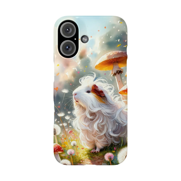 Dandelion Daze Guinea Pig Slim iPhone Case