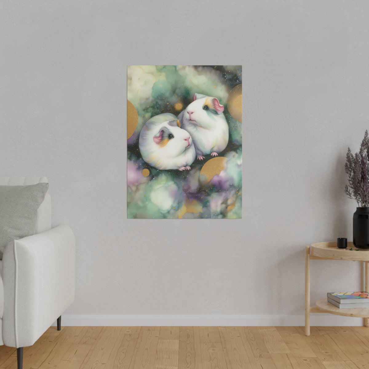 Precious Pig-appeal on Stretched Canvas