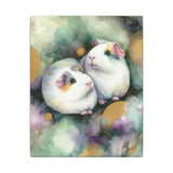 Precious Pig-appeal Guinea Pigs on Canvas