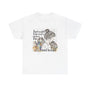 Just a Girl Who Loves Guinea Pigs and Books - Unisex Heavy Cotton Tee - Style BG2P