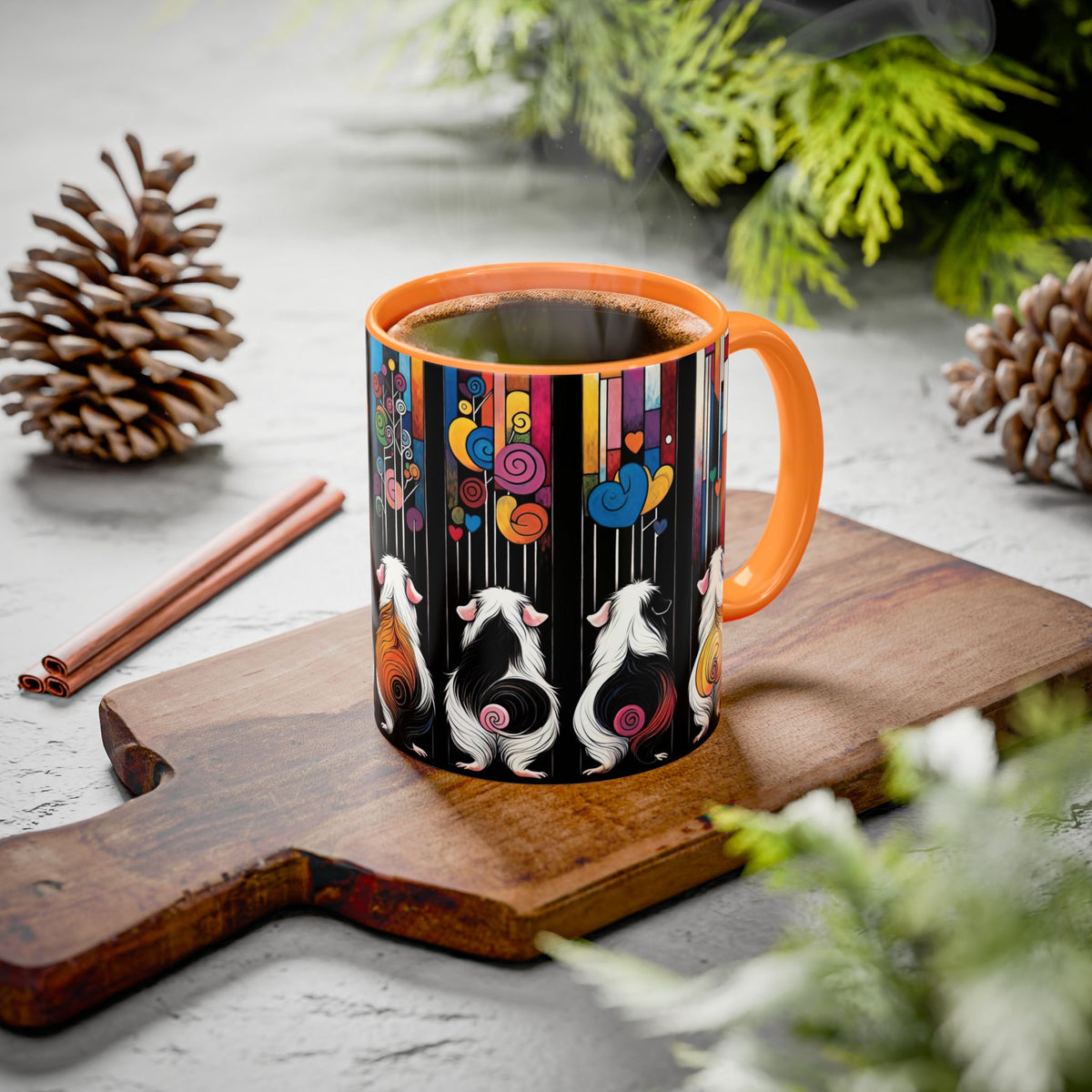 Piggy Butt Lineup - Guinea Pig Mug