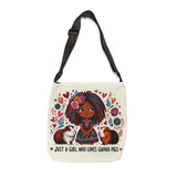 Just a Girl — Guinea Pig Love Adjustable Tote Bag