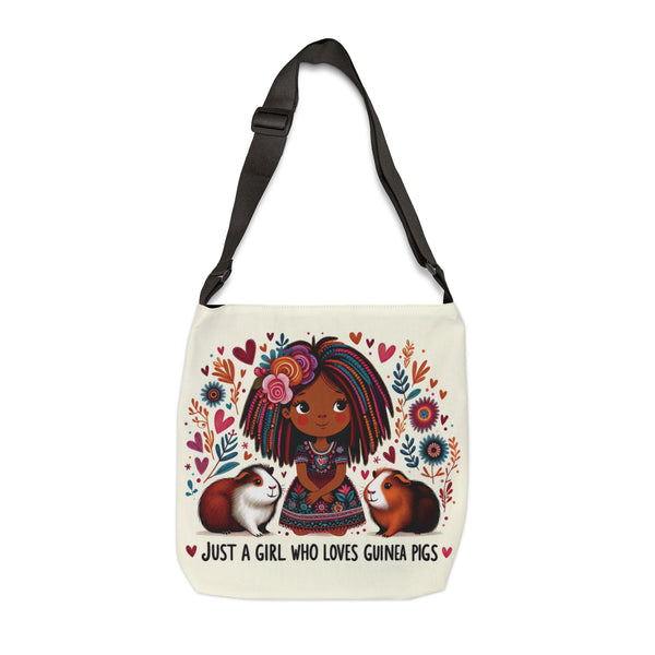 Just a Girl — Guinea Pig Love Adjustable Tote Bag