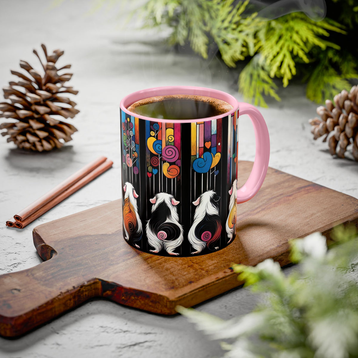 Piggy Butt Lineup - Guinea Pig Mug