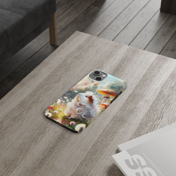 Dandelion Daze Guinea Pig Slim iPhone Case