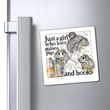 Just a Girl Who Loves Guinea Pigs and Books Magnet – image 5