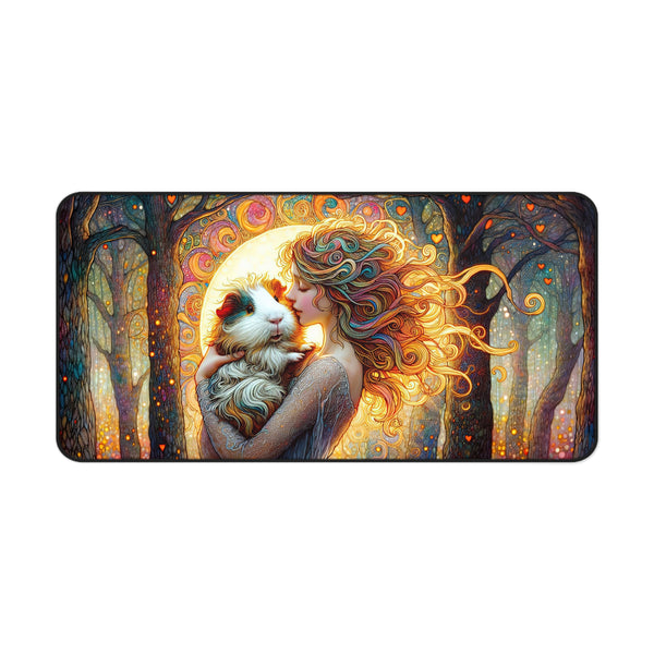 Whimsical Desk Mat with Enchanted Forest Design, Home Office Decor, Gift for Animal Lovers, Artistic Mouse Pad, Unique Work Station [...]