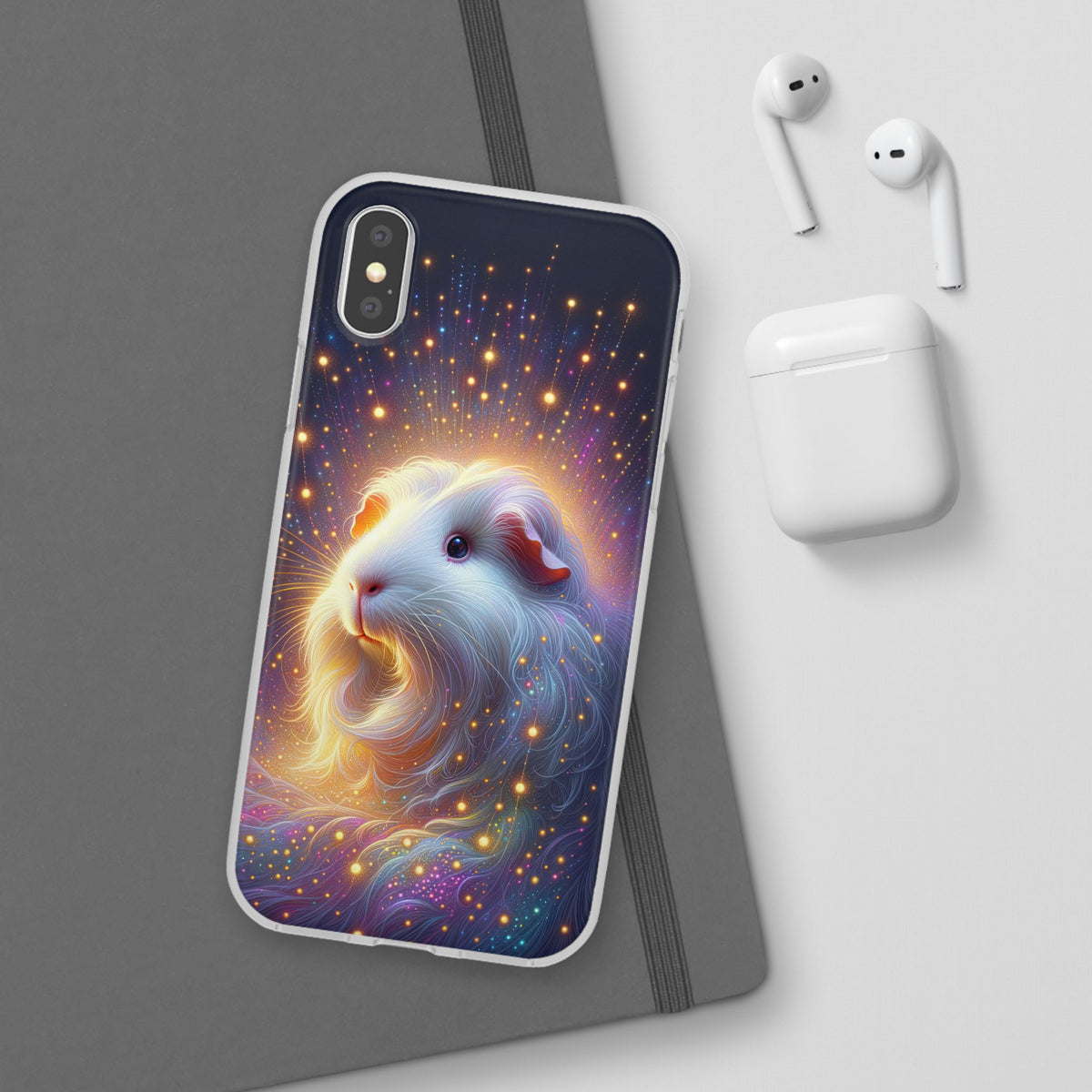 Starlight Wheek Guinea Pig Flexi Phone Case