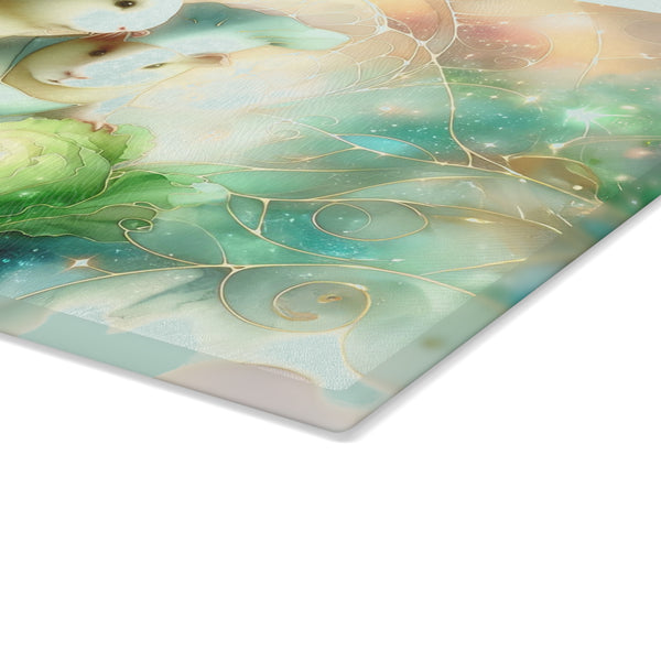 Piggy Chefs Glass Cutting Board