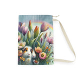Tulips in the Rain Guinea Pig Laundry Bag – image 2