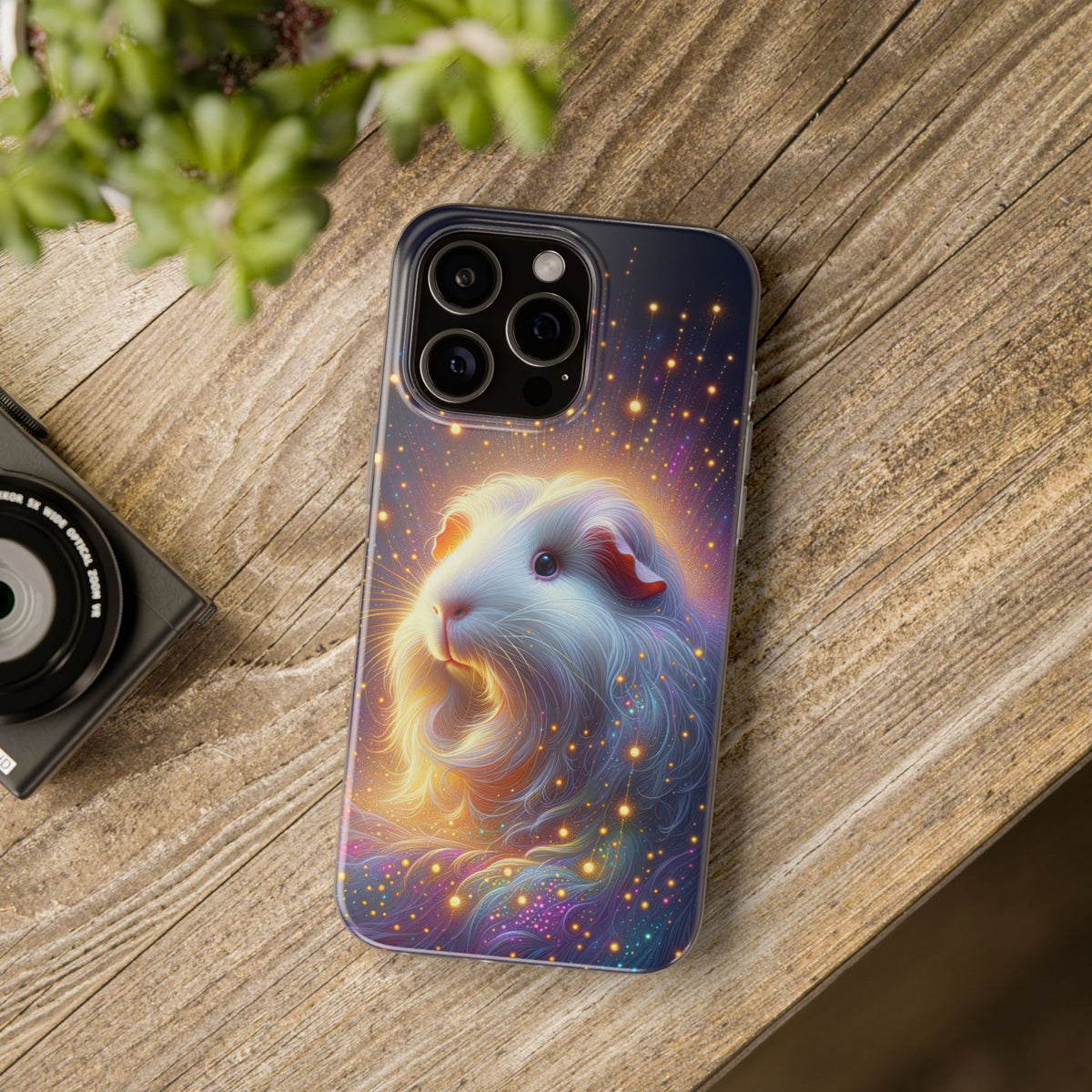 Starlight Wheek Guinea Pig Flexi Phone Case