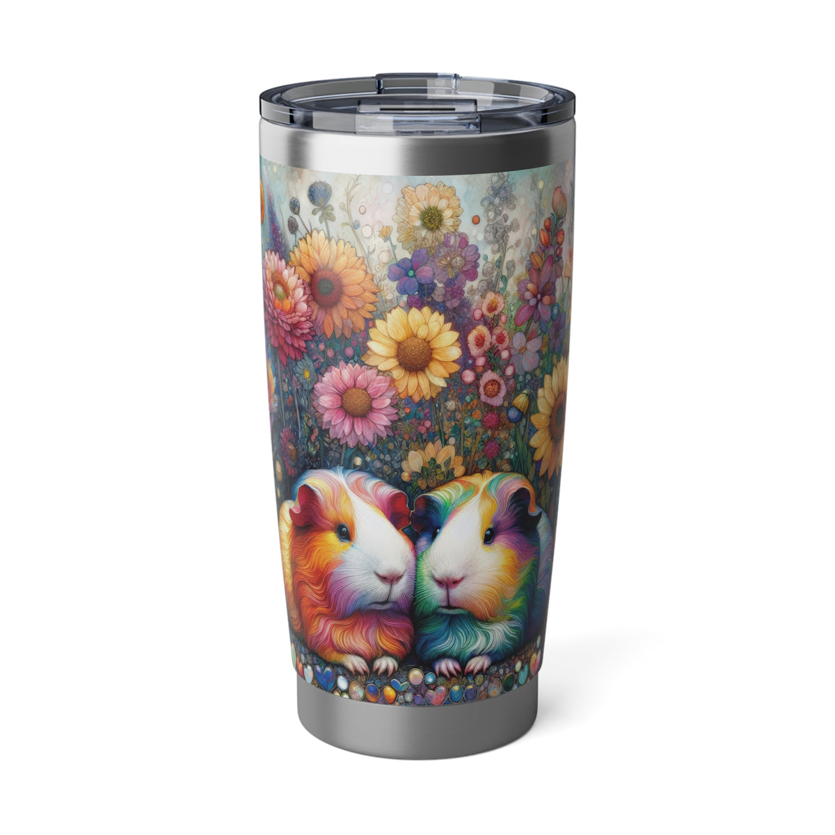 Wild Flower Piggies Stainless Steel Tumbler