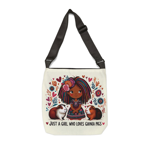 Just a Girl — Guinea Pig Love Adjustable Tote Bag