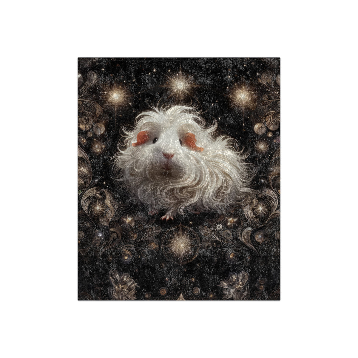 Piggy Sparkles Crushed Velvet Guinea Pig Blanket