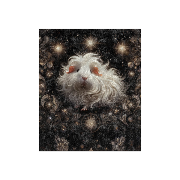 Piggy Sparkles Crushed Velvet Guinea Pig Blanket