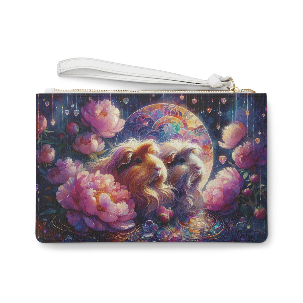 Piggies and Peonies Clutch Bag