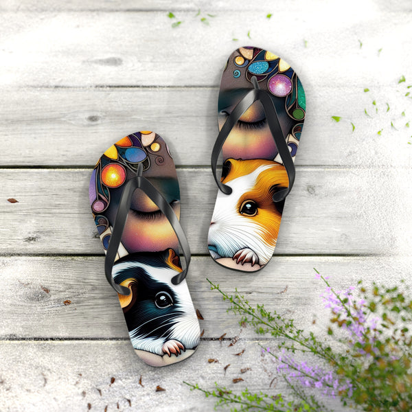 Tropical Piggy Flipflops