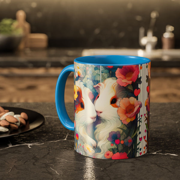 Summer Floral Seasons Guinea Pig Mug