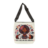 Just a Girl — Guinea Pig Love Adjustable Tote Bag – image 4