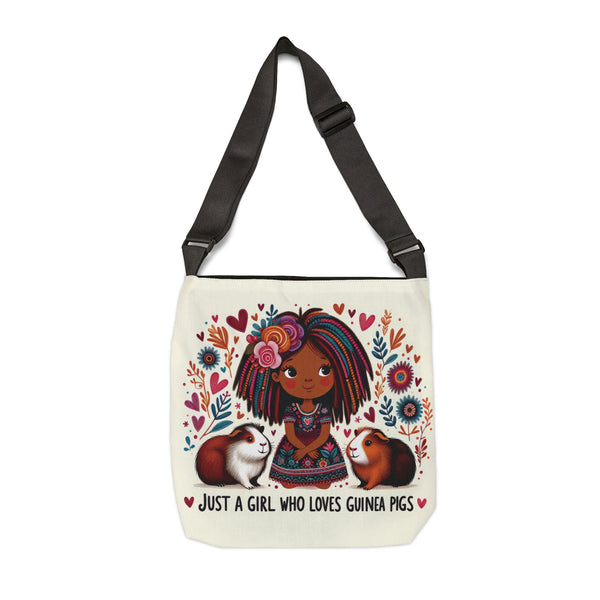 Just a Girl — Guinea Pig Love Adjustable Tote Bag