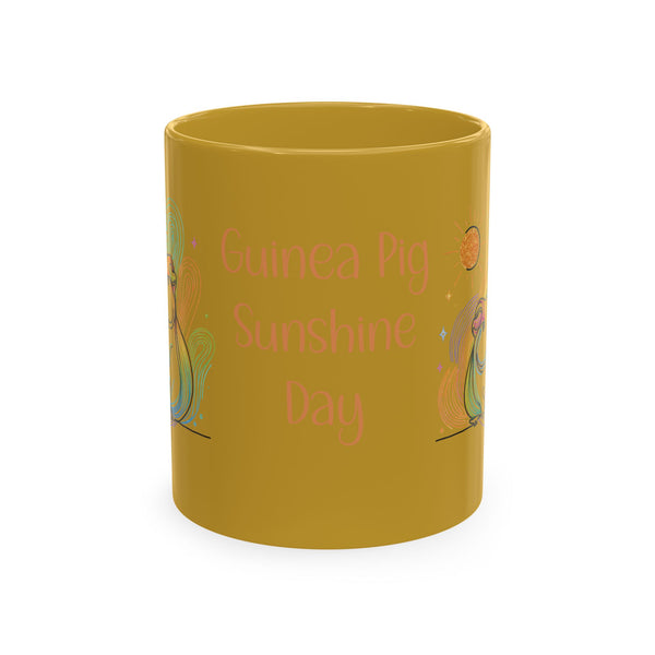 Personalized 'Teresa's Piggy Day' Ceramic Mug - Whimsical Guinea Pig Gift