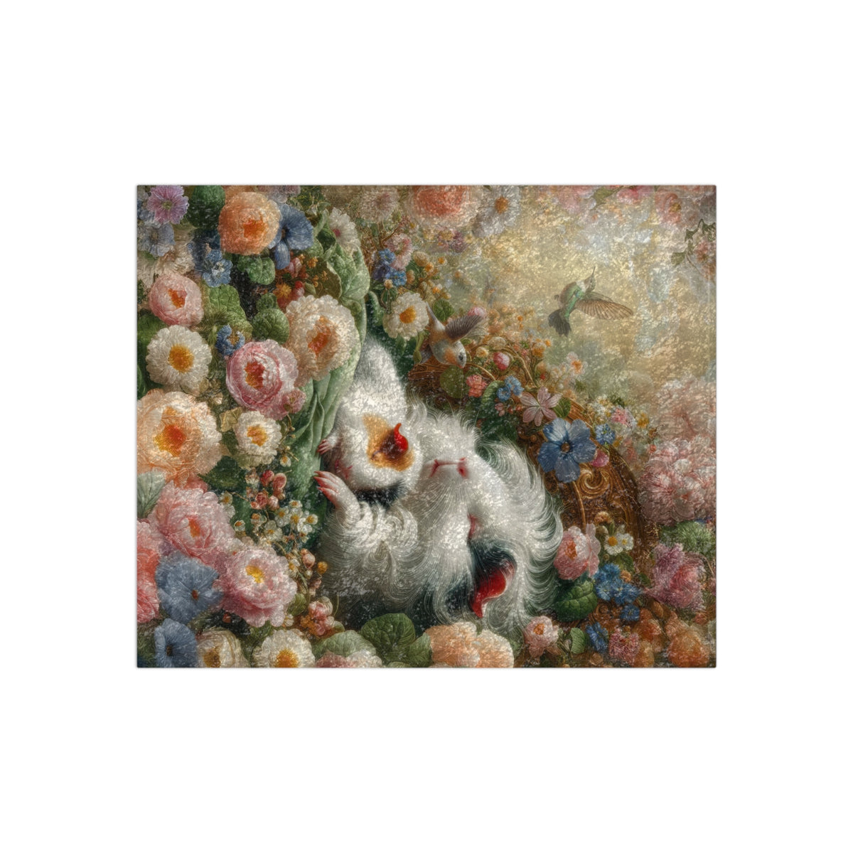 Dreamy Napping Piggies Crushed Velvet Blanket