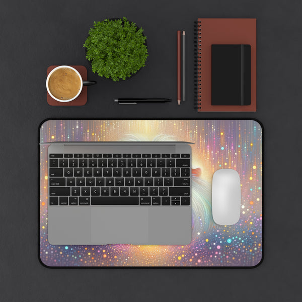 Guinea Pig Glitter Glow Desk Mat