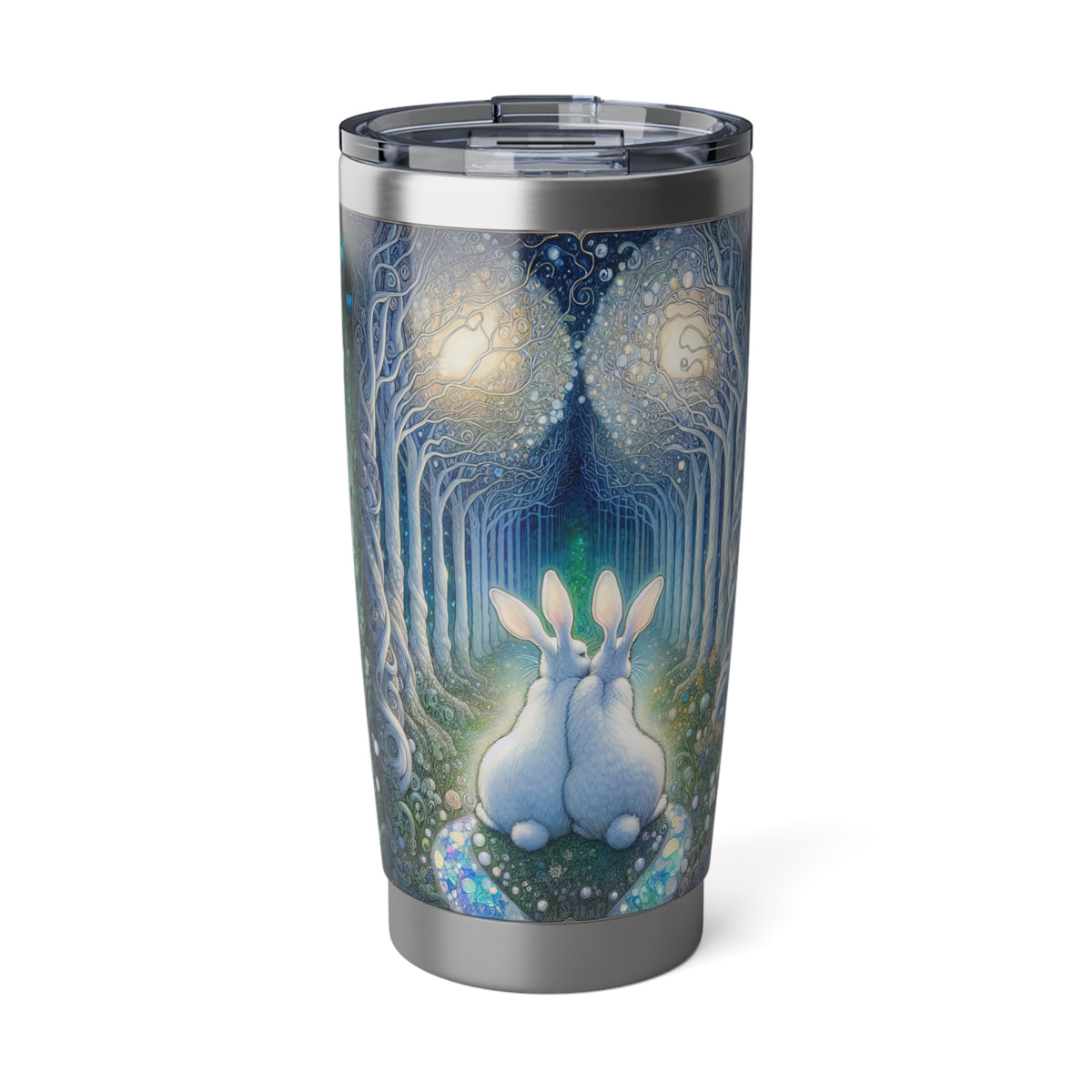 Enchanted Bunny Love Trail Chrome Tumbler
