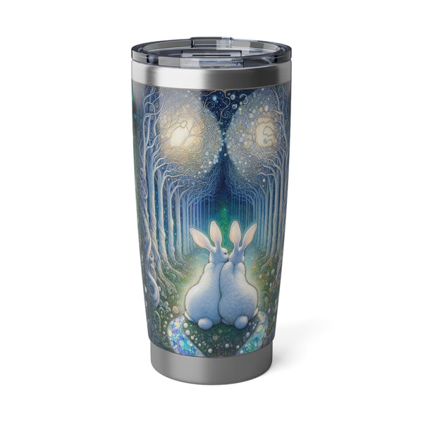 Enchanted Bunny Love Trail Chrome Tumbler