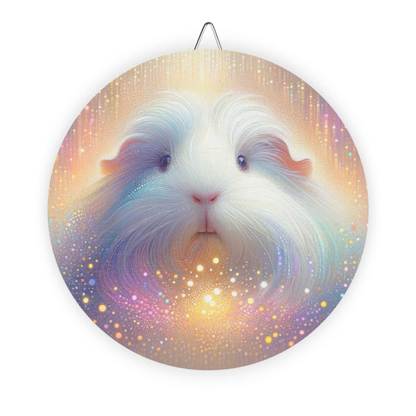 Glitter Glow Guinea Pig Wood Cavy Cage Plate