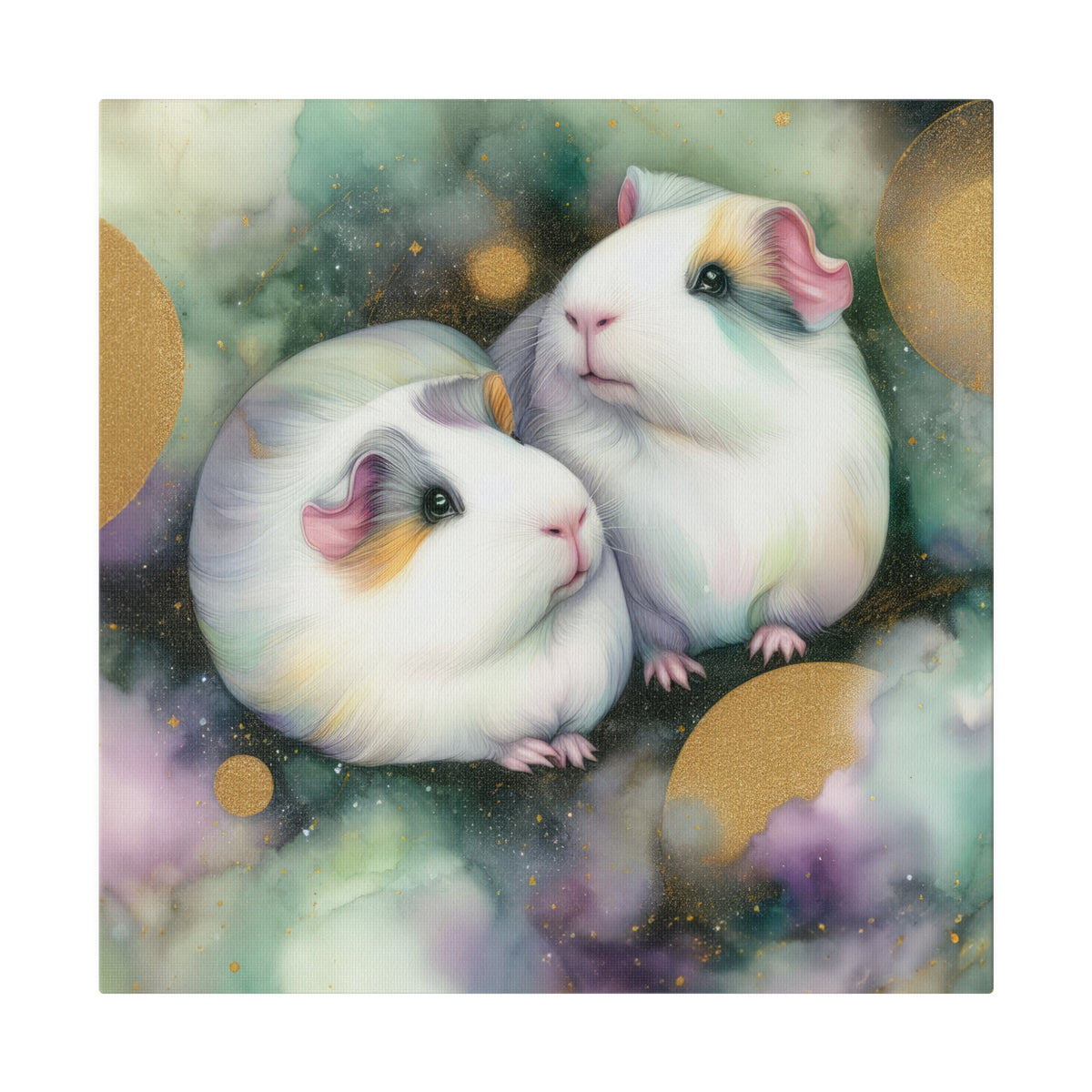 Precious Pig-appeal on Stretched Canvas