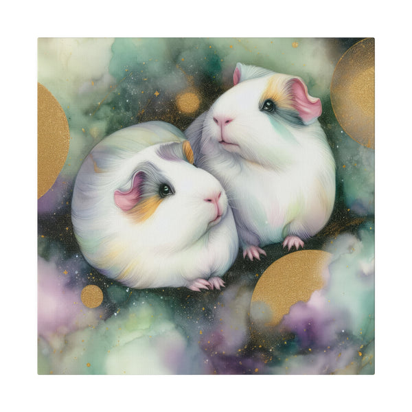 Precious Pig-appeal on Stretched Canvas