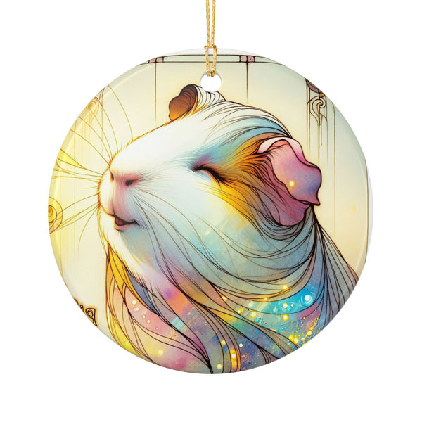 Winter Soltice Guinea Pig Ornament